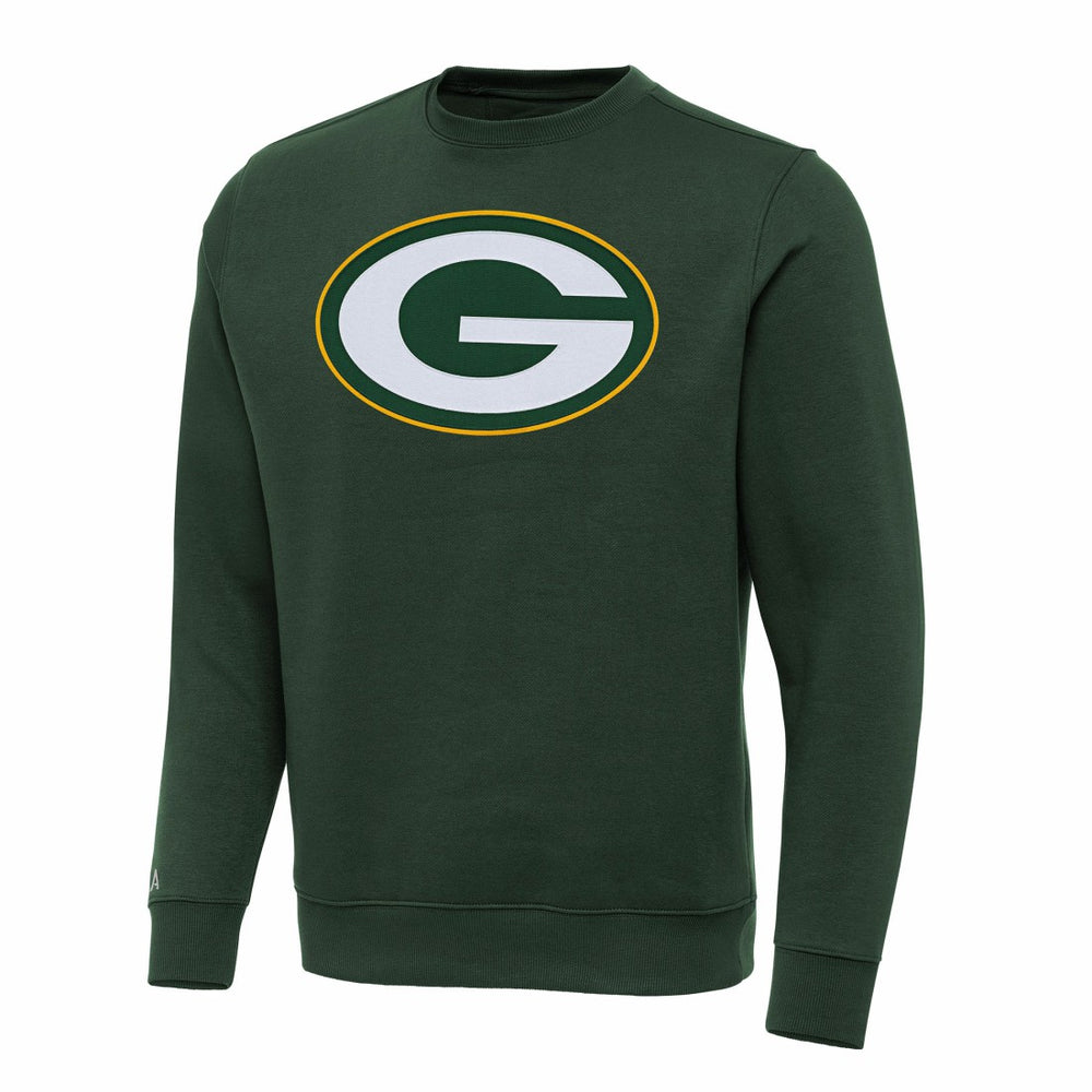 Green Bay Packers Antigua Victory Pullover Sweatshirt Hunter Green - NFL