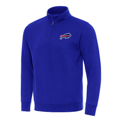 Buffalo Bills Antigua Victory Quarter-Zip Pullover Top Royal - NFL