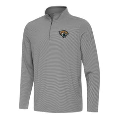 Jacksonville Jaguars Antigua Twine Quarter-Zip Jacket Black/White - NFL