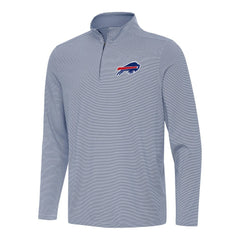 Buffalo Bills Antigua Twine Quarter-Zip Jacket Navy/White - NFL