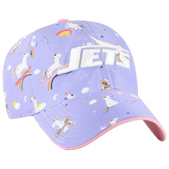 New York Jets '47 Girls Preschool Unicorn Clean Up Adjustable Hat Lavender - 47 brand