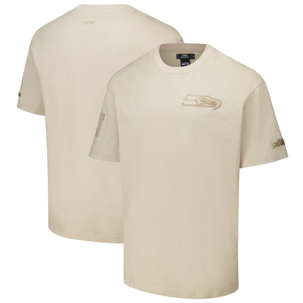 Seattle Seahawks Pro Standard Drop Shoulder T-Shirt Tan - NFL