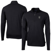 Kansas City Royals Cutter & Buck Virtue Eco Pique Quarter-Zip Jacket On Sale