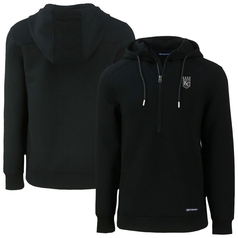 Kansas City Royals Cutter & Buck Roam Eco Recycled Half-Zip Pullover Hoodie Lifestyle