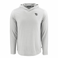 Cleveland Guardians Cutter & Buck Coastline Epic Comfort Eco Recycled Long Sleeve Hoodie T-Shirt for sale