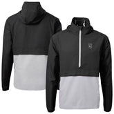 Kansas City Royals Cutter & Buck Charter Eco Recycled Anorak Half-Zip Hoodie Jacket Lifestyle