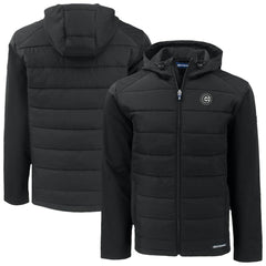 Chicago Cubs Cutter & Buck Evoke Hybrid Eco Softshell Recycled Full-Zip Jacket Online