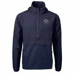 New York Mets Cutter & Buck Charter Eco Recycled Anorak Half-Zip Hoodie Jacket Lifestyle