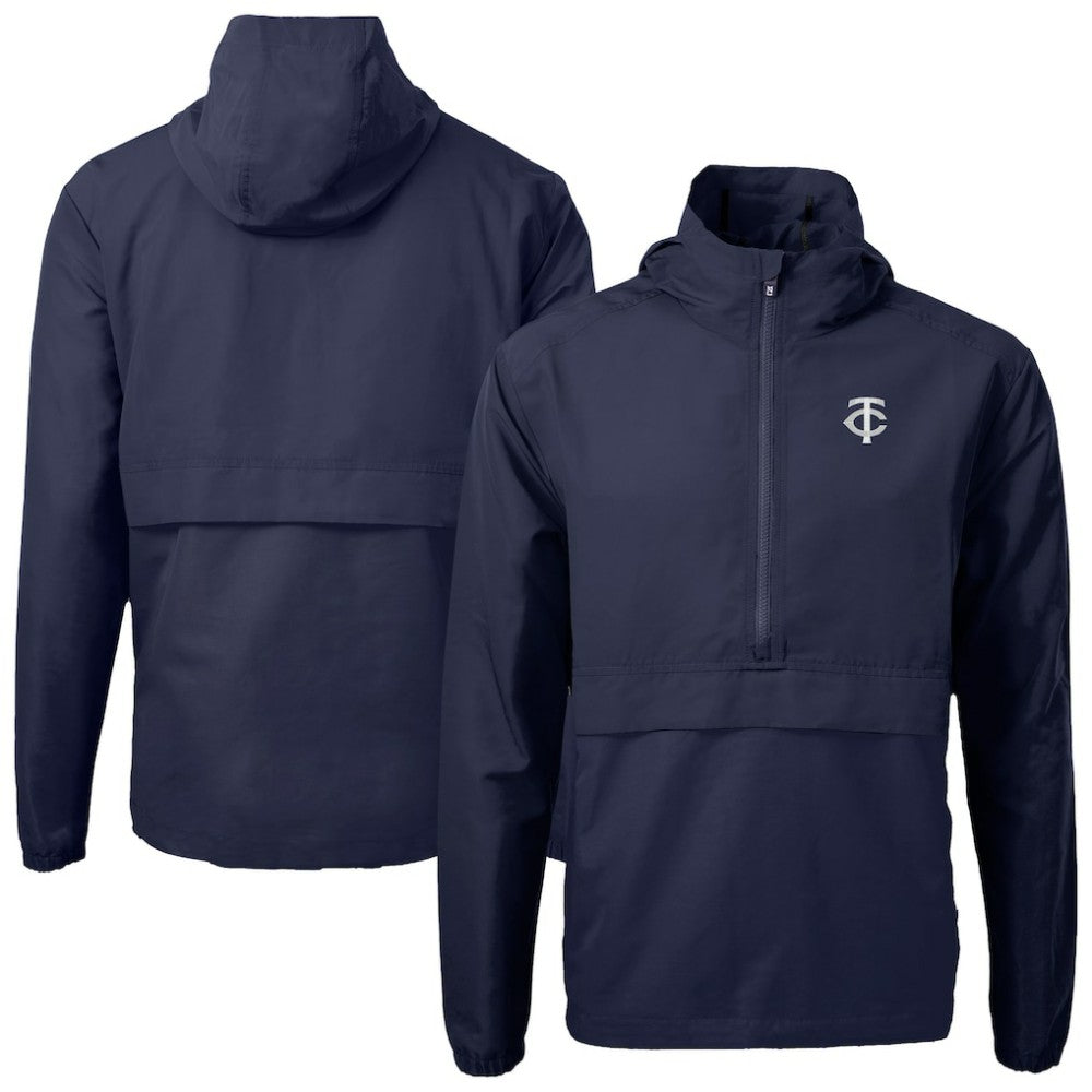 Minnesota Twins Cutter & Buck Charter Eco Recycled Anorak Half-Zip Hoodie Jacket Near Me
