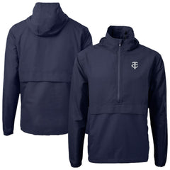 Minnesota Twins Cutter & Buck Charter Eco Recycled Anorak Half-Zip Hoodie Jacket Near Me