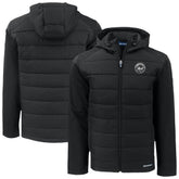 New York Mets Cutter & Buck Evoke Hybrid Eco Softshell Recycled Full-Zip Hooded Jacket Near Me