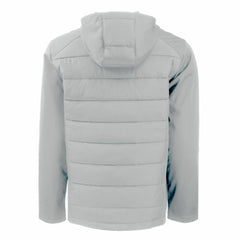 Milwaukee Brewers Cutter & Buck Evoke Hybrid Eco Softshell Recycled Full-Zip Hooded Jacket Lifestyle