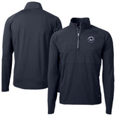 New York Mets Cutter & Buck Adapt Eco Hybrid Raglan DryTec Quarter-Zip Jacket discount