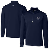 New York Mets Cutter & Buck Traverse Eco Tri-Blend DryTec Quarter-Zip Jacket On Sale