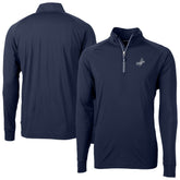 Los Angeles Dodgers Cutter & Buck Adapt Eco Raglan Quarter-Zip Jacket On Sale