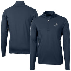 Los Angeles Dodgers Cutter & Buck Virtue Eco Pique Quarter-Zip Jacket Sale