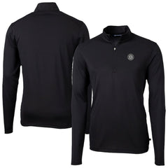 Seattle Mariners Cutter & Buck Virtue Eco Pique Quarter-Zip Jacket discount