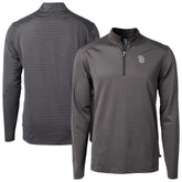 San Diego Padres Cutter & Buck Virtue Eco Pique Micro Stripe Quarter-Zip Jacket for sale