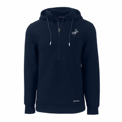 Los Angeles Dodgers Cutter & Buck Roam Eco Recycled Tri-Blend Half-Zip Hoodie discount