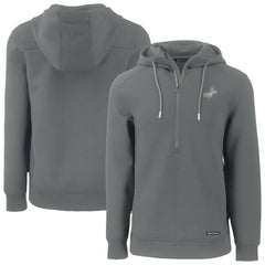 Los Angeles Dodgers Cutter & Buck Roam Eco Recycled Tri-Blend Half-Zip Hoodie discount
