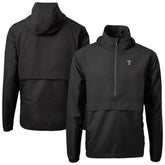 Texas Rangers Cutter & Buck Charter Eco Recycled Anorak Half-Zip Hoodie Jacket On Sale