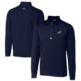 Los Angeles Dodgers Cutter & Buck Big & Tall Traverse Stretch Quarter-Zip Pullover Top Lifestyle