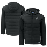Los Angeles Dodgers Cutter & Buck Big & Tall Evoke Hybrid Eco Softshell Recycled Full-Zip Hooded PrimaLoft Jacket for sale