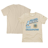 Argentina National Team 1863FC 16-Time Copa America Champions T-Shirts - Cream