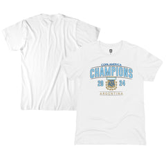 Argentina National Team 1863FC 2024 Copa America Champions T-Shirts - White