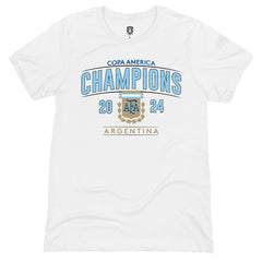 Argentina National Team 1863FC 2024 Copa America Champions T-Shirts - White