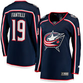 Adam Fantilli Columbus Blue Jackets - Fanatics Women's Home Premier Breakaway Player Jersey Breakaway Jersey Navy