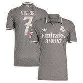 Adidas Vini Jr. Real Madrid Originals 2024/25 Third Player Jerseys - Charcoal