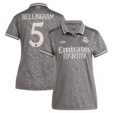 Adidas Jude Bellingham Real Madrid Originals Women's 2024/25 Third Replica Player Jerseys - Charcoal