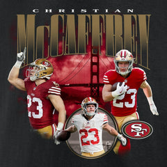 Christian McCaffrey San Francisco 49ers Notorious Player Graphic T-Shirt Black - Fanatics