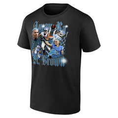 Amon-Ra St. Brown Detroit Lions Notorious Player Graphic T-Shirt Black - Fanatics