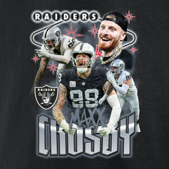 Maxx Crosby Las Vegas Raiders Notorious Player Graphic T-Shirt Black - Fanatics