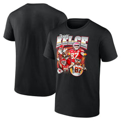 Travis Kelce Kansas City Chiefs Notorious Player Graphic T-Shirt Black - Fanatics