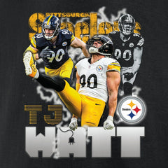 T.J. Watt Pittsburgh Steelers Notorious Player Graphic T-Shirt Black - Fanatics