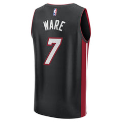 Fanatics - Kel'el Ware Miami Heat Fast Break Replica Player Jersey - Icon Edition - Black