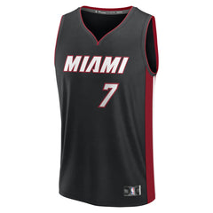 Fanatics - Kel'el Ware Miami Heat Youth Fast Break Replica Player Jersey - Icon Edition - Black