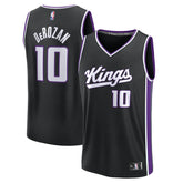 Fanatics - DeMar DeRozan Sacramento Kings Youth Fast Break Replica Player Jersey - Icon Edition - Black