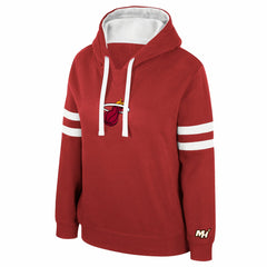 NBA - Miami Heat Stadium Essentials Women's Road Game Pullover Hoodie - Dark Red