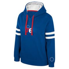 NBA - Philadelphia 76ers Stadium Essentials Women's Road Game Pullover Hoodie - Royal