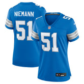 Ben Niemann Detroit Lions Women's Team Game Jersey Blue - Nike