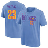 Kris Bryant Colorado Rockies Nike Youth Fuse City Connect Name & Number T-Shirt Online