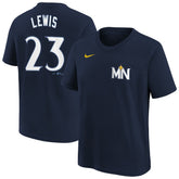 Royce Lewis Minnesota Twins Nike Youth Fuse City Connect Name & Number T-Shirt for sale