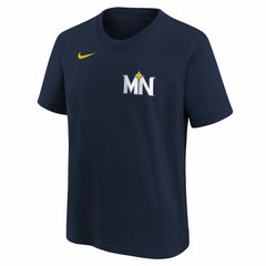 Royce Lewis Minnesota Twins Nike Youth Fuse City Connect Name & Number T-Shirt for sale