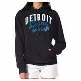 Detroit Lions G-III 4Her by Carl Banks Women's Filigree Fleece Tri-Blend Pullover Hoodie Black - NFL