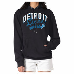 Detroit Lions G-III 4Her by Carl Banks Women's Filigree Fleece Tri-Blend Pullover Hoodie Black - NFL