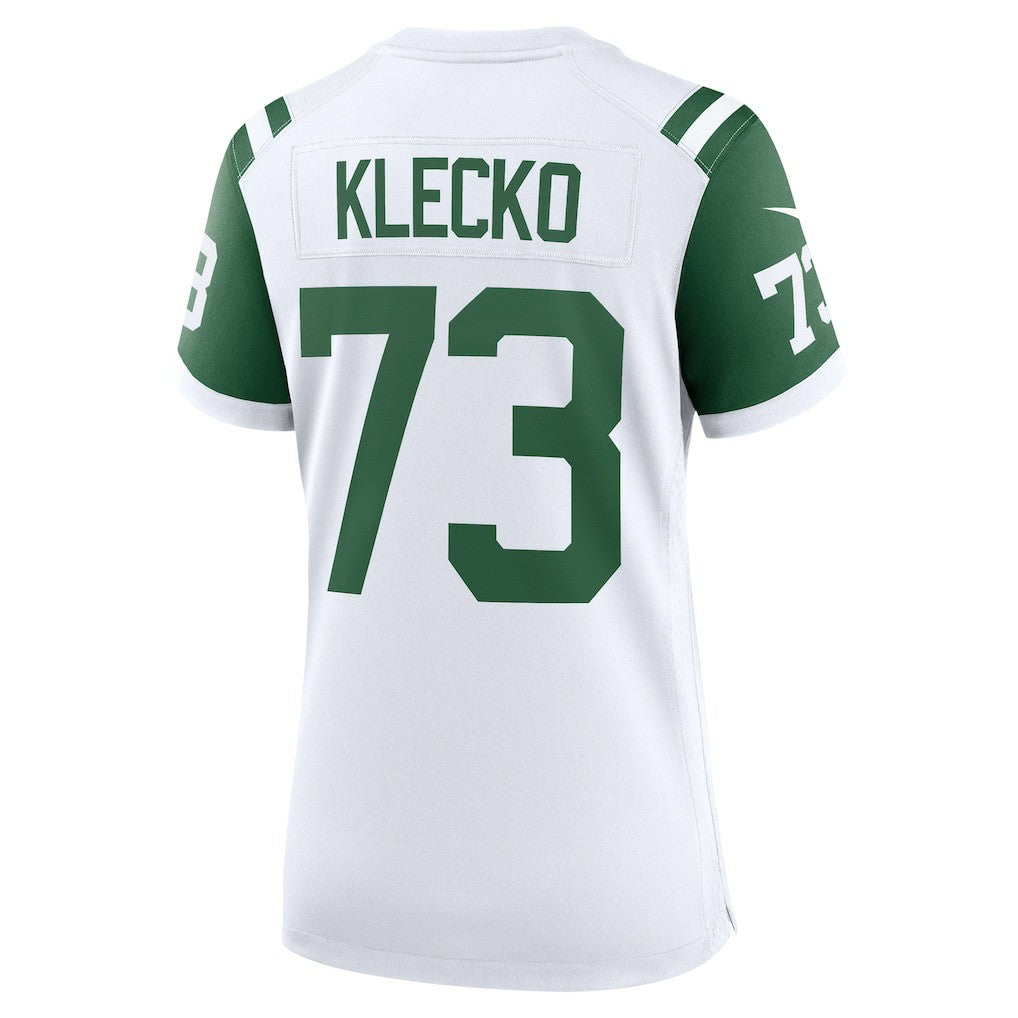 Joe Klecko New York Jets Women's Classic Alternate Retired Player Game Jersey - White | NFL Jerseys